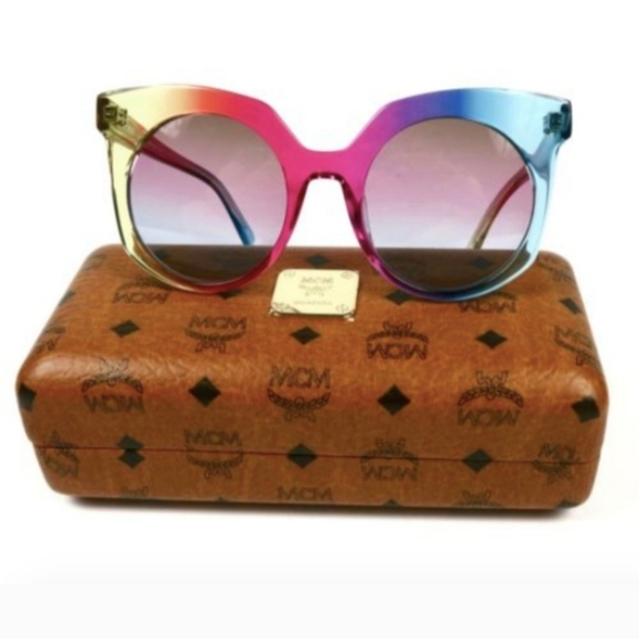 MCM Punk Rainbow Cat-Eye Sunglasses RARE - Picture 4 of 14